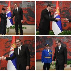 Predsednik Srbije primio akreditivna pisma novoimenovanih ambasadora Austrije, Belgije, Kuvajta i Nemačke (FOTO)
