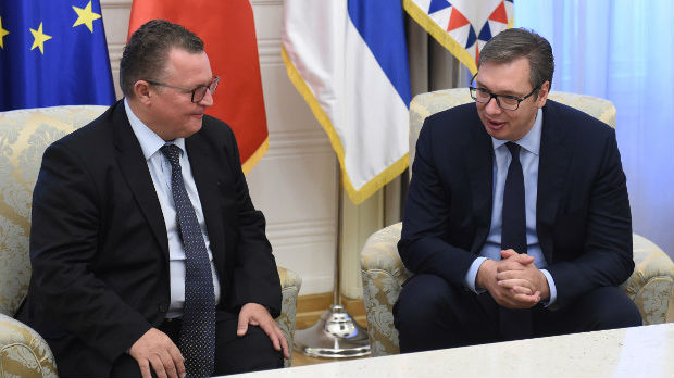 Predsednik Srbije primio u oproštajne poste ambasadore Poljske i Slovenije