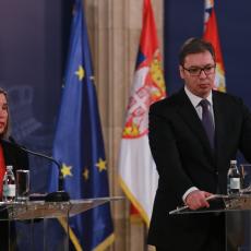 Predsednik Vučić razgovarao sa Mogerini: Glavna tema TAKSE I DIJALOG SA PRIŠTINOM!