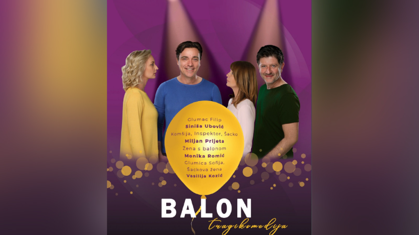 Predstava „Balon” u utorak, 4. oktobra u sali Muzičke škole u Boru
