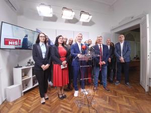 Predstavljena opoziciona lista Biramo Niš, kandidat za gradonačelnika Đorđe Stanković