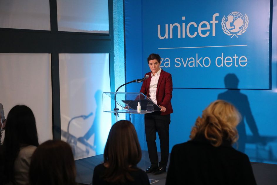 Premijerka na prijemu povodom 75 godina UNICEF-a