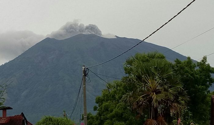 Preti erupcija vulkana na Baliju