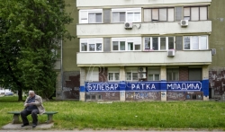 Pretnje poslaniku Miketiću jer je prekrečio mural Ratka Mladića