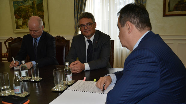 Dačić sa ambasadorima Češke i Belgije