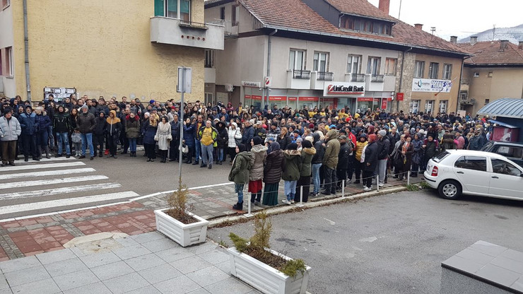 Prijepoljci protestvovali zbog napada na fudbalera Polimlja