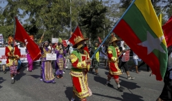 Pripadici etničkih manjina priključili se protestima u Mjanmaru (VIDEO)