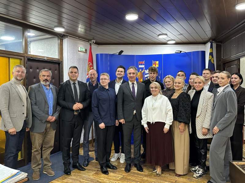 Priređen prijem za Soliste Državnog akademskog ruskog narodnog ansambla ,,Rusija: Ljudmila Zikina“