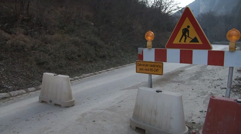 Produžena obustava saobraćaja na putu Pazarište – Tutin do avgusta 2021.