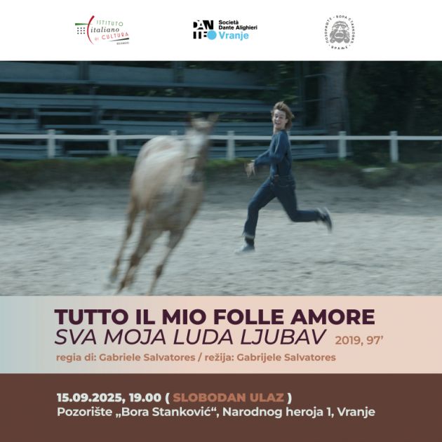 Projekcija filma „Sva moja luda ljubav“ u Vranju