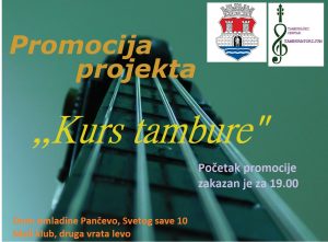 Promocija projekta “Kurs tambure” u Domu omladine Pančevo