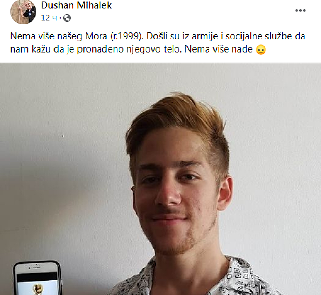 Pronađeno telo unuka Novosađanina Dušana Mihaleka