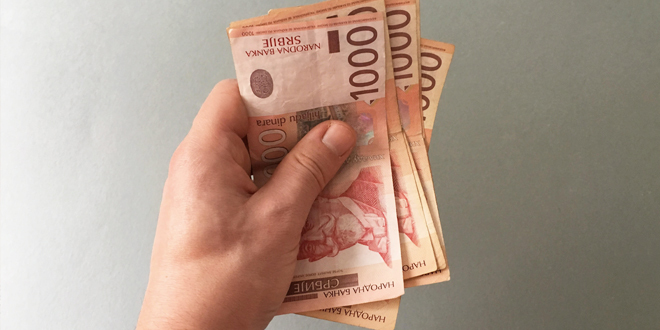 Prosečna februarska neto plata u Srbiji 52.426 dinara
