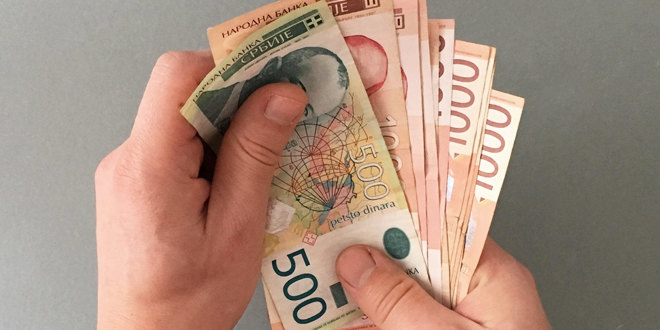 Prosečna neto plata u avgustu 54.115 dinara