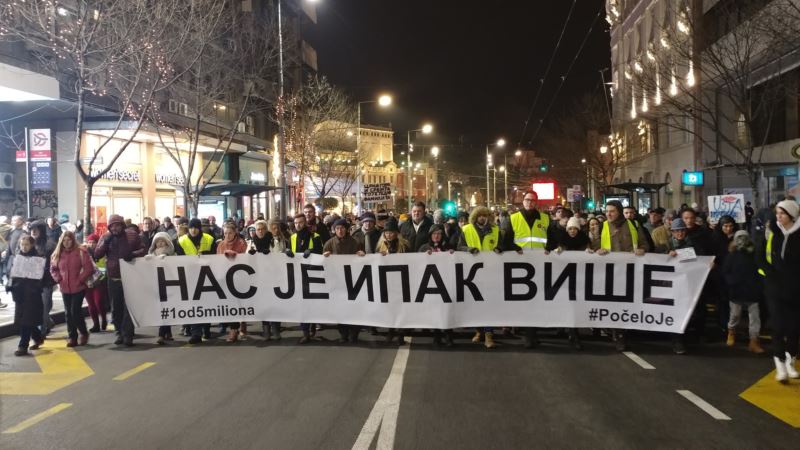 Protest 1 od 5 miliona: Šetnja u tišini za Olivera Ivanovića