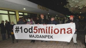 Protest „1 od 5 miliona“ u Majdanpeku posle godinu dana pauze