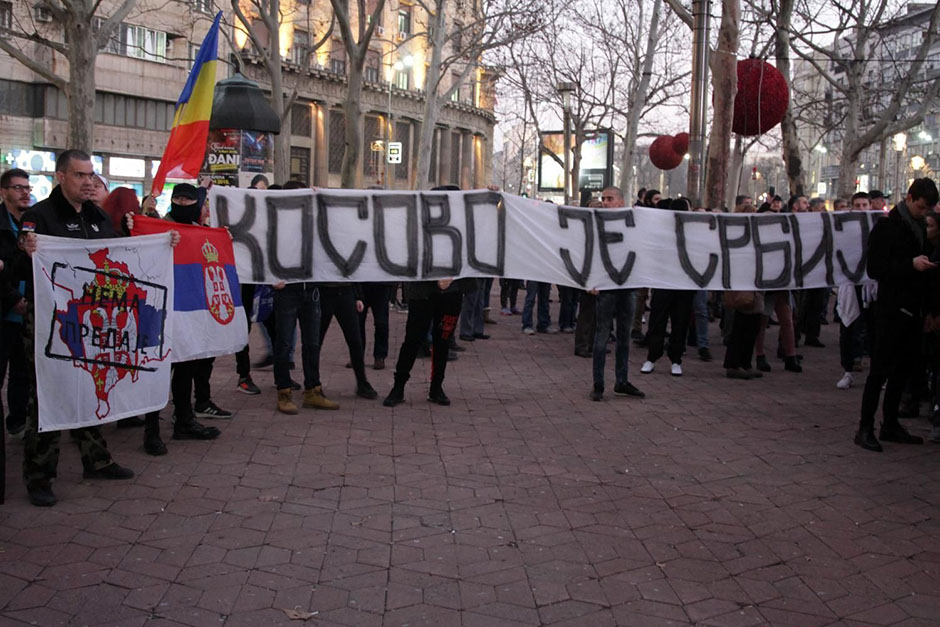 Protest DSS-a u Beogradu zbog Kosova 