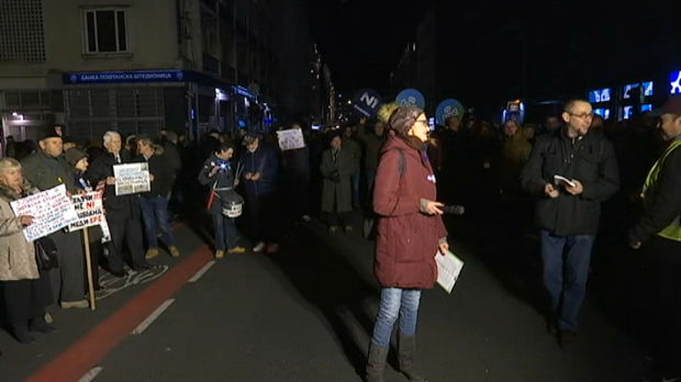 Protest Građanskog otpora i dela opozicije u Beogradu
