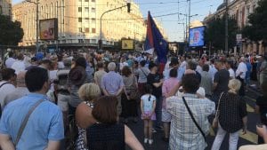 Protest „Jedan od pet miliona“: Tema ponašanje Komunalne milicije u Beogradu