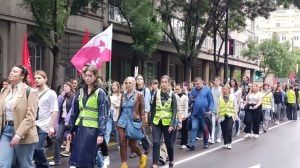 Protest „Obranimo Univerzitet“ u Beogradu nakon predaje zahteva za izbore