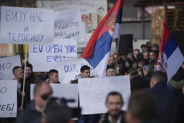 Protest Srba Protiv aneksije Severne Kosovske Mitrovice