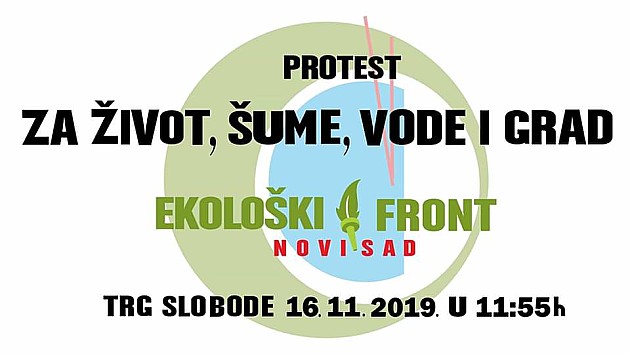 Protest „Za život, šume, vode i grad“ sutra na Trgu slobode