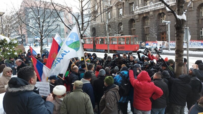 Ekološke organizacije protestovale ispred Vlade i najavile blokadu granice