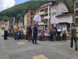 Protest građana Crne Trave, traže ostavku predsednika Opštine
