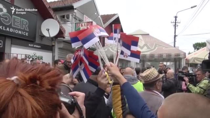 Protest ispred pekare u Borči