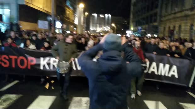 Protest opozicije u Beogradu 