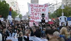 Protest protiv diktature: Poništiti lažne doktorate Stefanovića i Malog (FOTO, VIDEO)