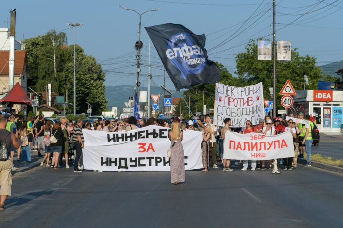 Protest studenata tehničkih fakulteta u Nišu – obeleženo šest meseci od tragedije u Novom Sadu