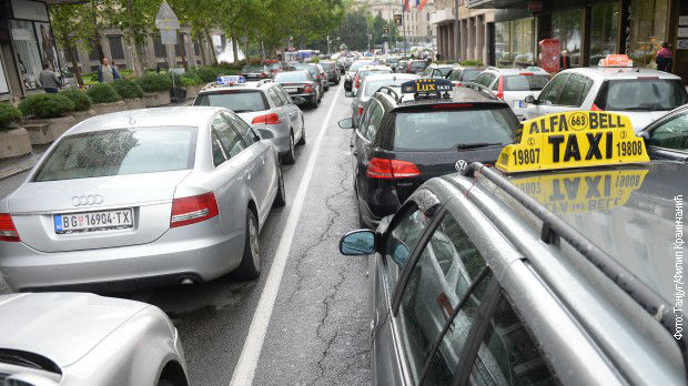 Protest taksista u Beogradu, saobraćaj normalizovan tokom popodneva