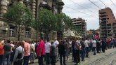 Protest taksista u Beogradu