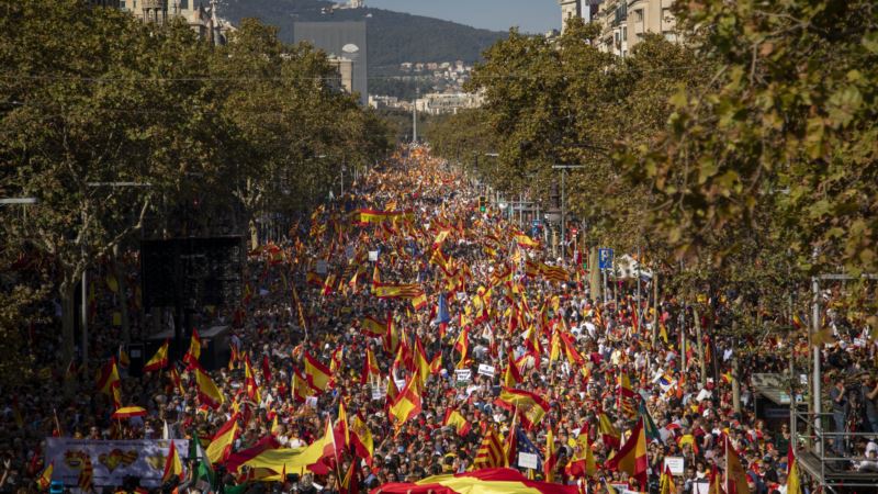 Protest u Barseloni protiv separatističkog pokreta