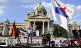Protest u Beogradu: Kosmet proglasiti okupiranom teritorijom