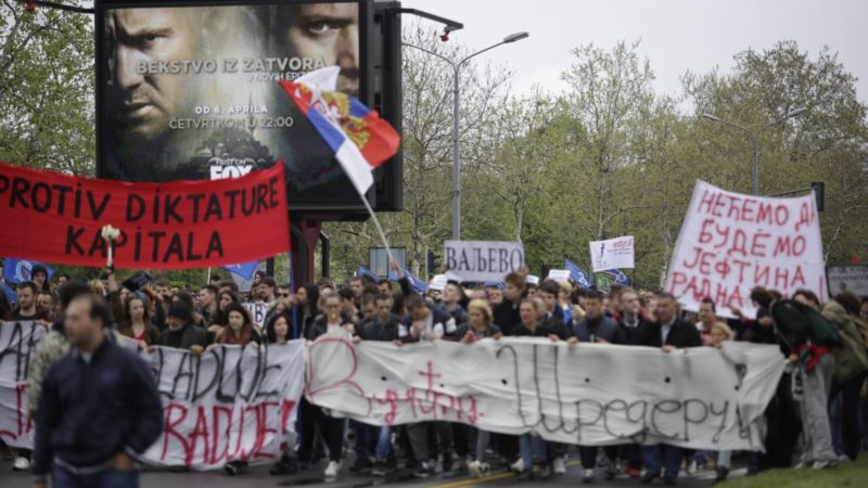Protest u Beogradu: Nećemo paralelnu stvarnost