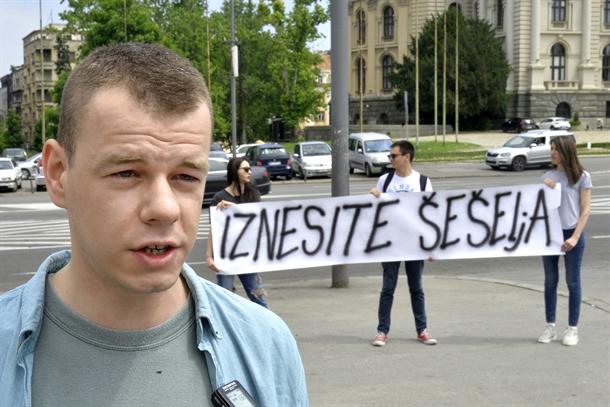 Protest u Beogradu zbog Šešelja