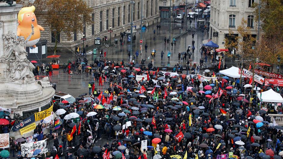Skup protiv Trampa u Parizu završen bez incidenata