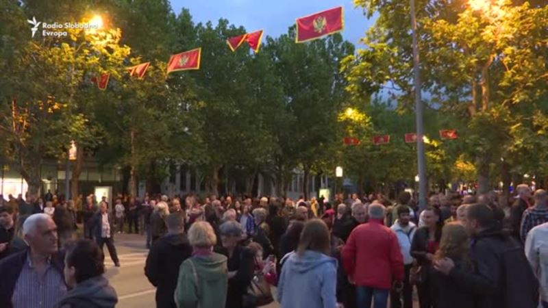 Protest u Podgorici: Crna Gora zavisna od kriminala