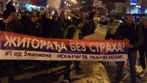 Protest u Žitorađi zbog hapšenja posle dešavanja u kabinetu predsednika opštine
