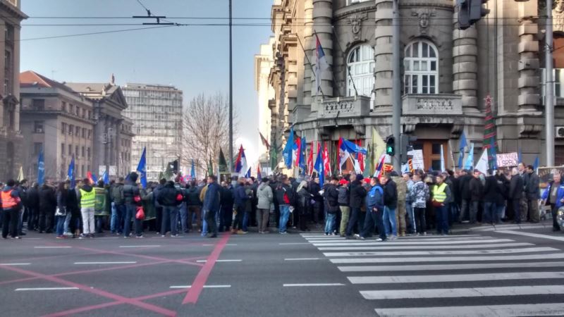 Protest vojske i policije u Beogradu za bolje uslove rada