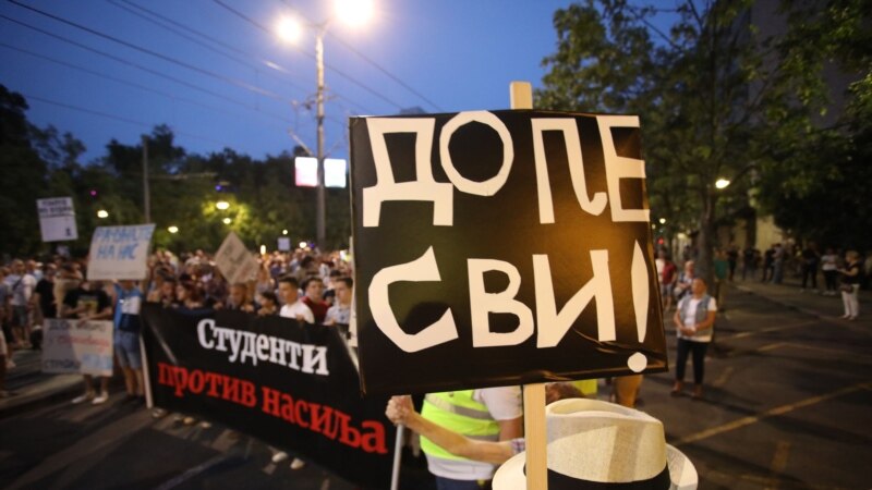 Protesti protiv nasilja u više gradova Srbije