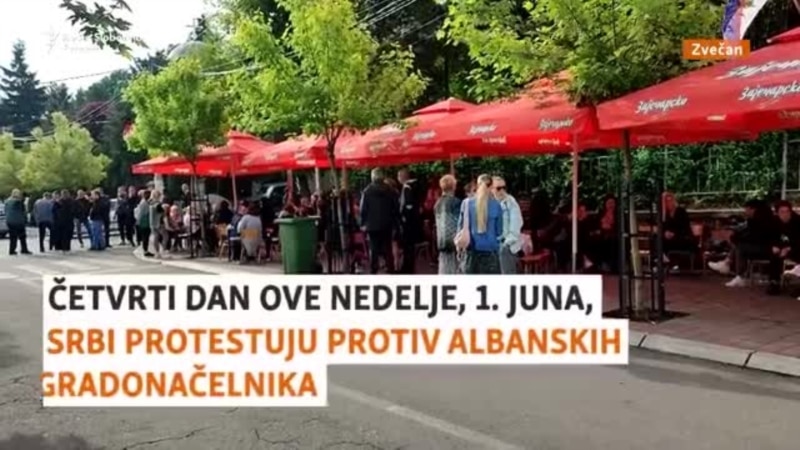 Protesti rad za Srbe na severu 