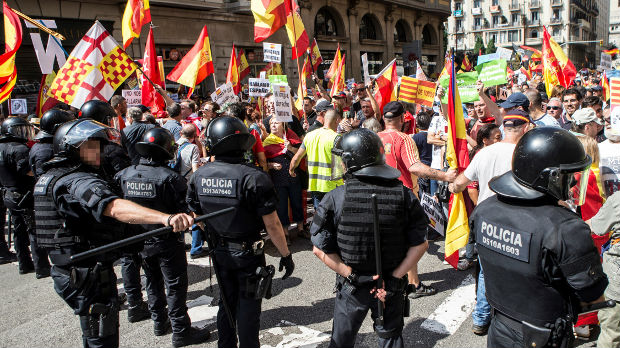 Protesti u Barseloni, intervenisala policija
