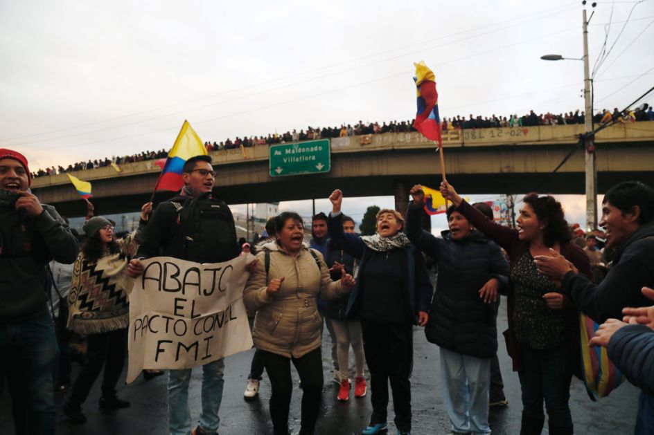 Protesti u Ekvadoru, predsednik se preselio iz prestonice