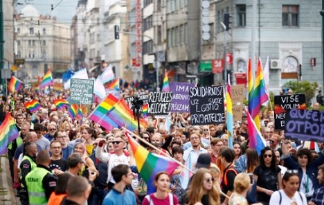 Prva Povorka ponosa u Sarajevu okupila više od 3.000 ljudi