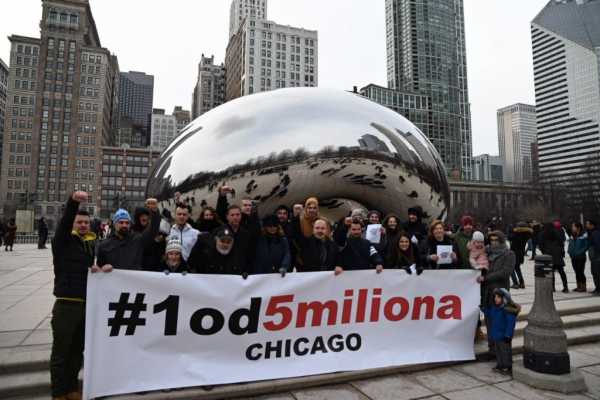 Prva šetnja #1od5miliona u Čikagu (FOTO, VIDEO)