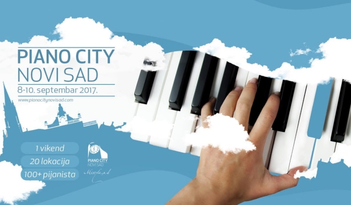 Prvi Piano City u Novom Sadu, nastupi na više od 20 lokacija