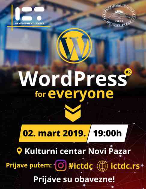 Prvi WordPress meetup u Novom Pazaru